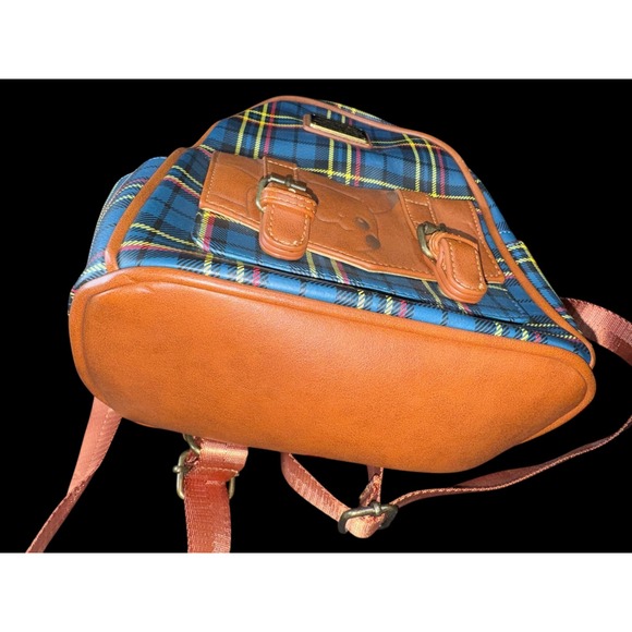 Loungefly Pokemon Pikachu Plaid Mini Backpack Wallet Set Tan Brown Blue Yellow - Picture 6 of 7